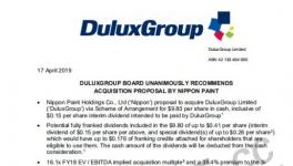 大事件!多樂士集團被立邦收購!與阿克蘇無關