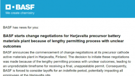 巴斯夫：無限期裁員！