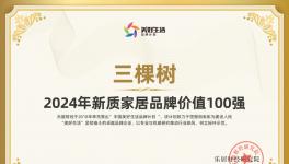 三棵樹(shù)榮登2024年新質(zhì)家居品牌價(jià)值TOP100